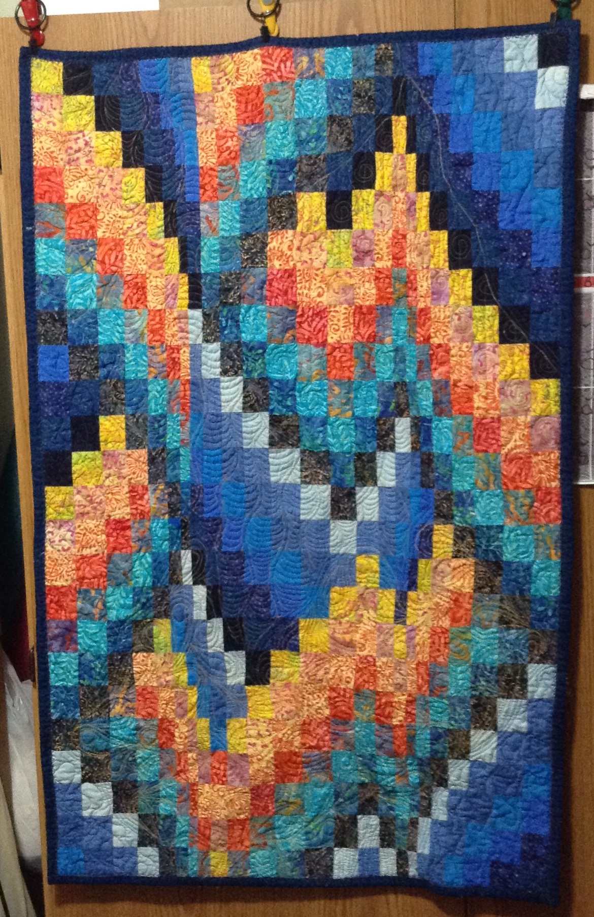 Twisted Bargello Wallhanging