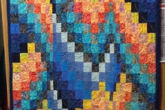 Twisted Bargello Wallhanging